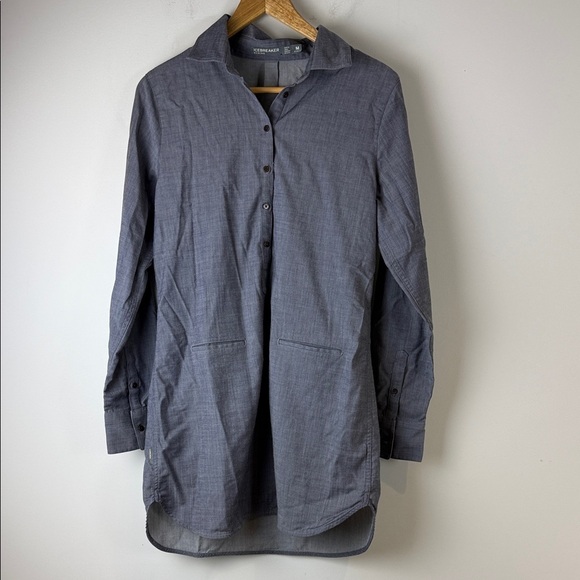 Icebreaker Grey/Blue Tunic/Dress Top Size Medium - Picture 2 of 9